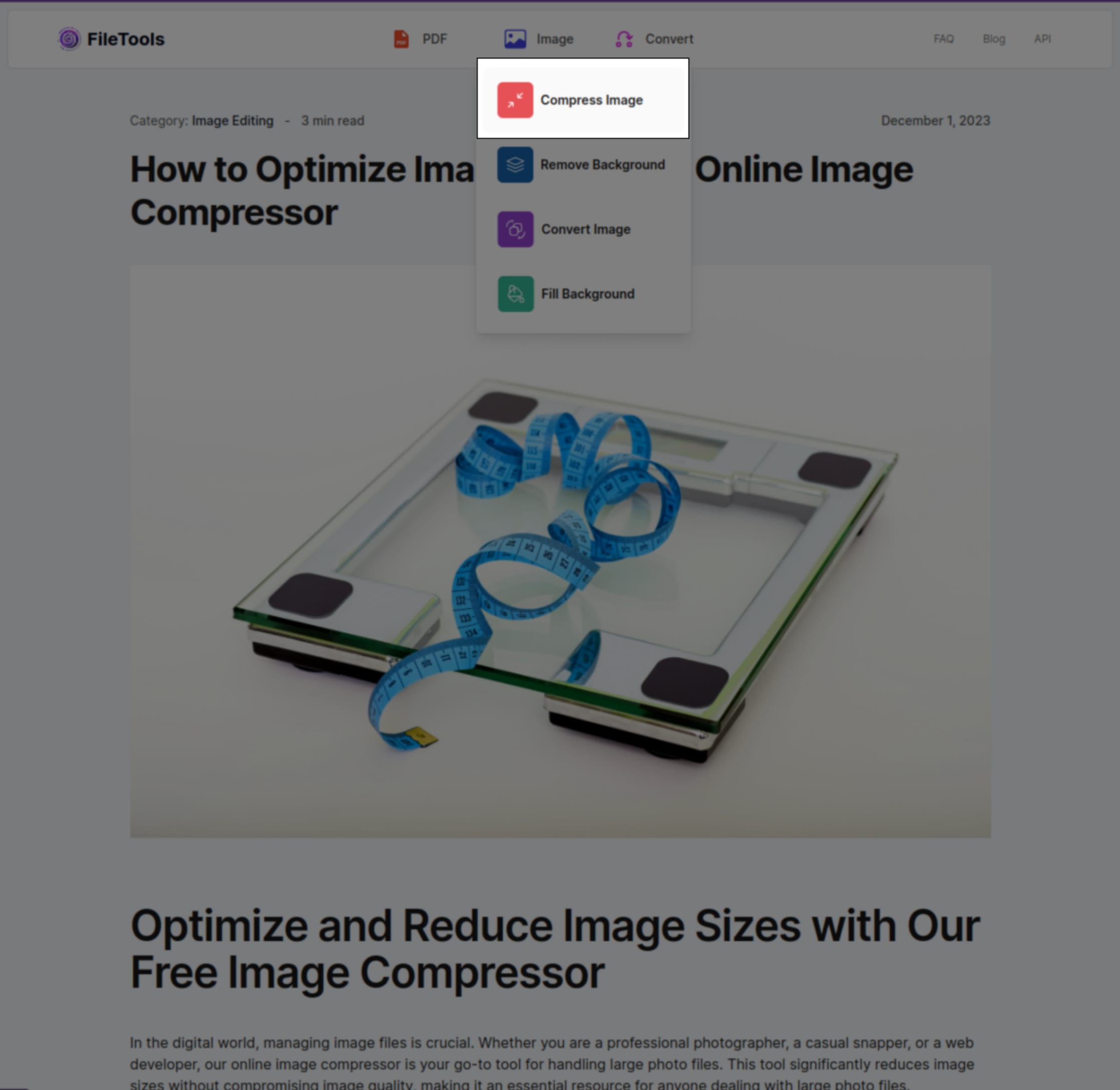 Open Image Compress Tool